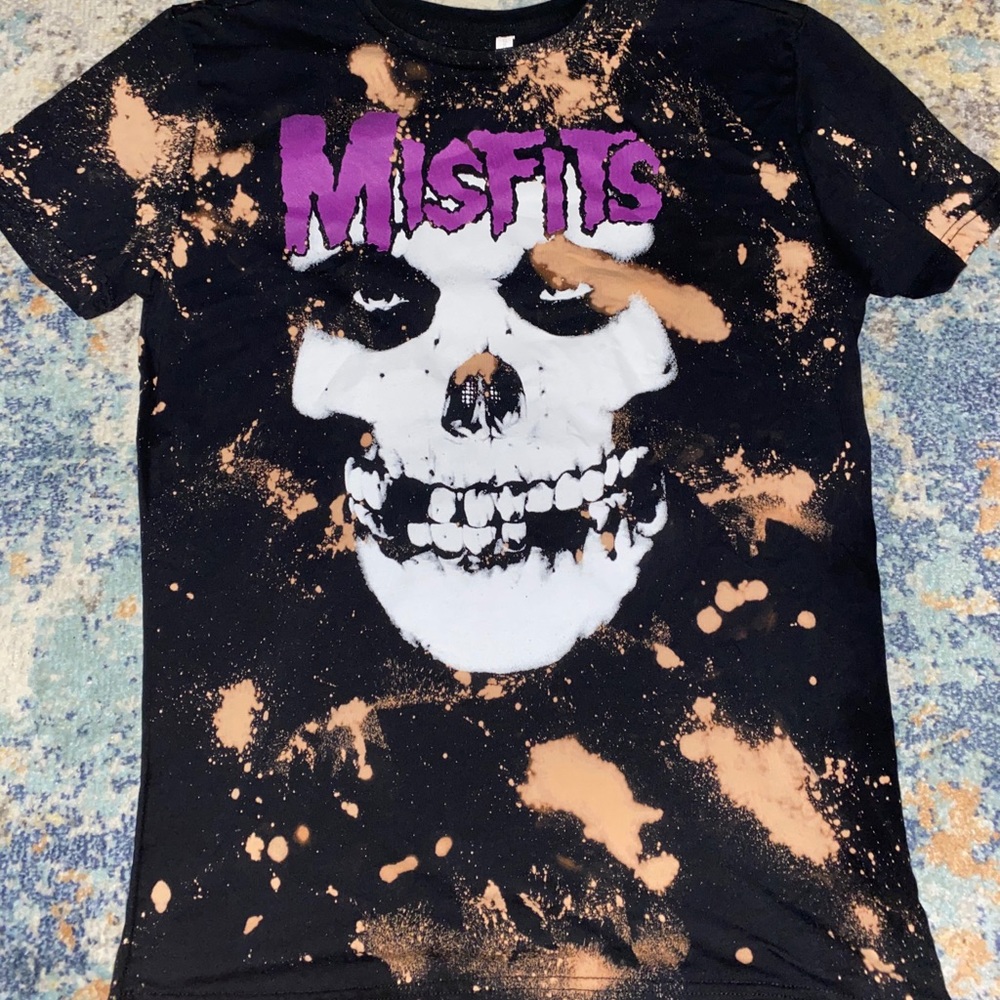 Misfits Hand-Bleached Band Tee